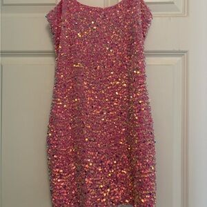 Lucy in the Sky pink party dress